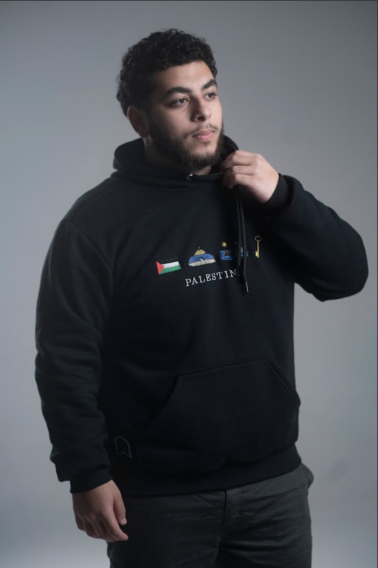 Moletom Bordado Simbolos Palestinos - Loja Al Baraka