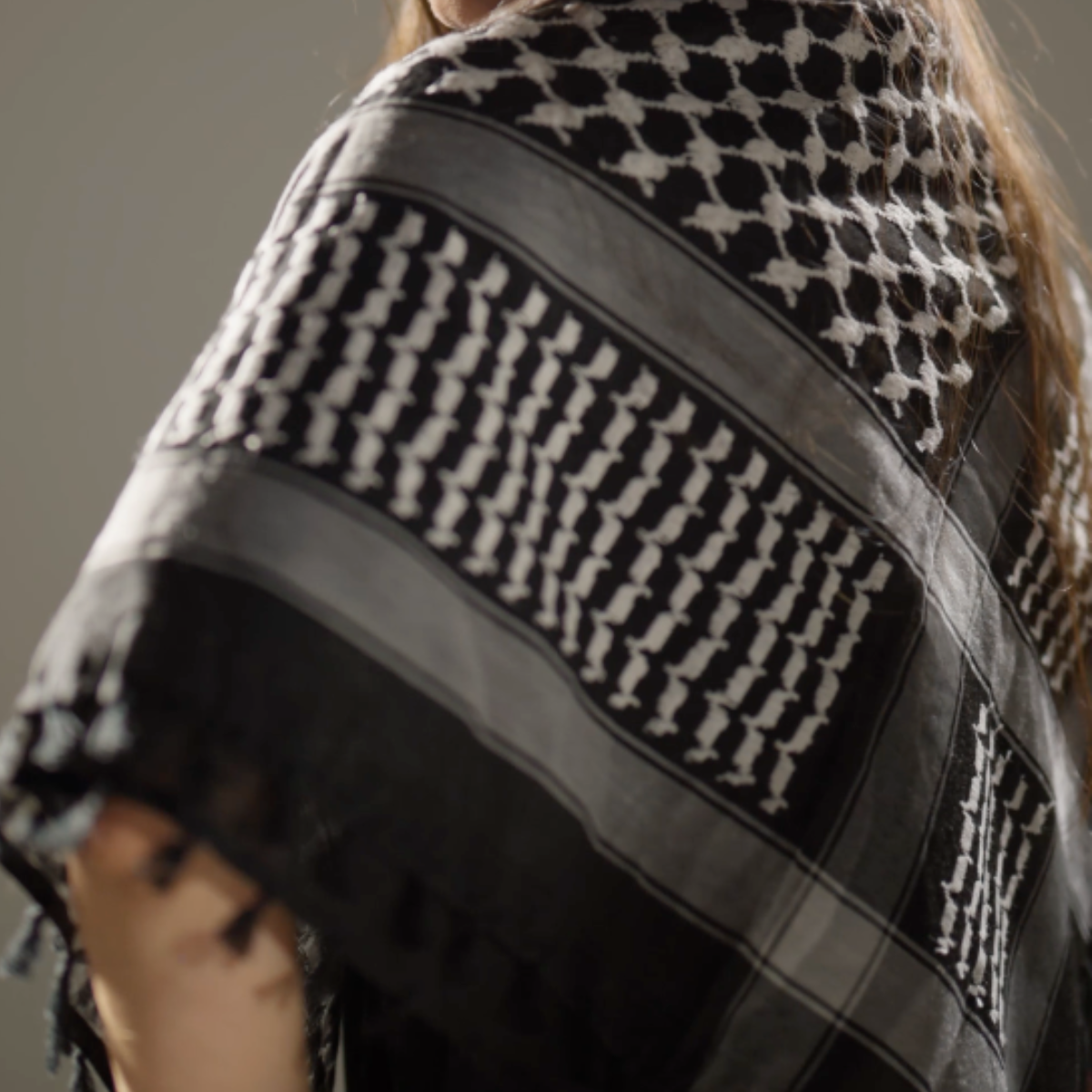 Kufyia Preta e Branca - Loja Al Baraka