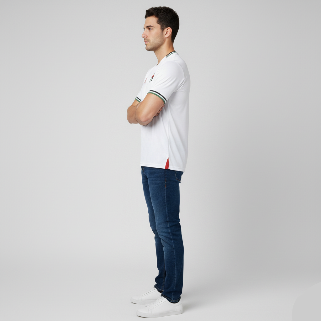 Camiseta Branca da Seleção Palestina 25/26 – Loja Al Baraka