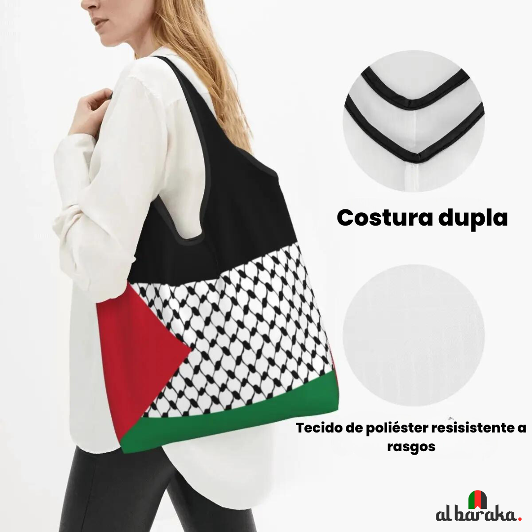 Bolsa Padrão Bandeira da Palestina - Loja Al Baraka