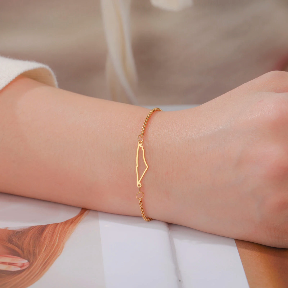 Pulseira Com Mapa Da Palestina - Loja Al Baraka