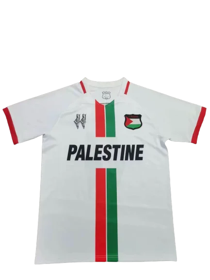 Camiseta da Seleção Palestina De Futebol Branca - Loja Al Baraka