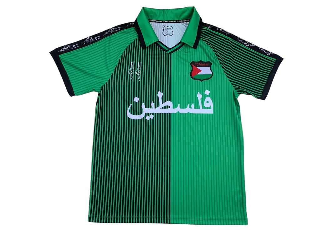 Camisa de futebol retrô verde Palestina (Dinamarca)