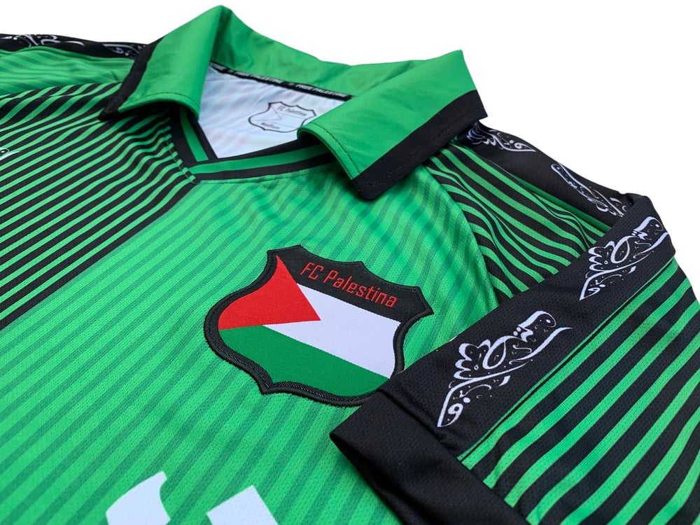 Camisa de futebol retrô verde Palestina (Dinamarca)