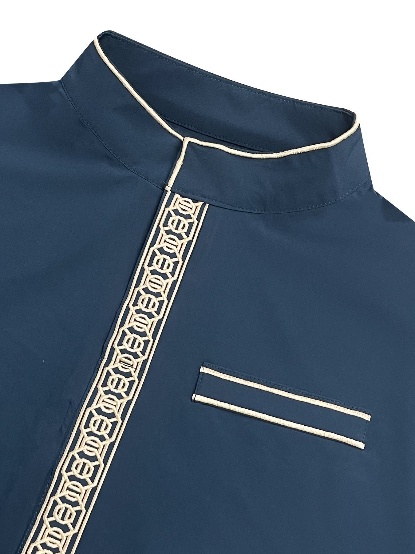 Abaya Com Gola Dourada - Loja Al Baraka