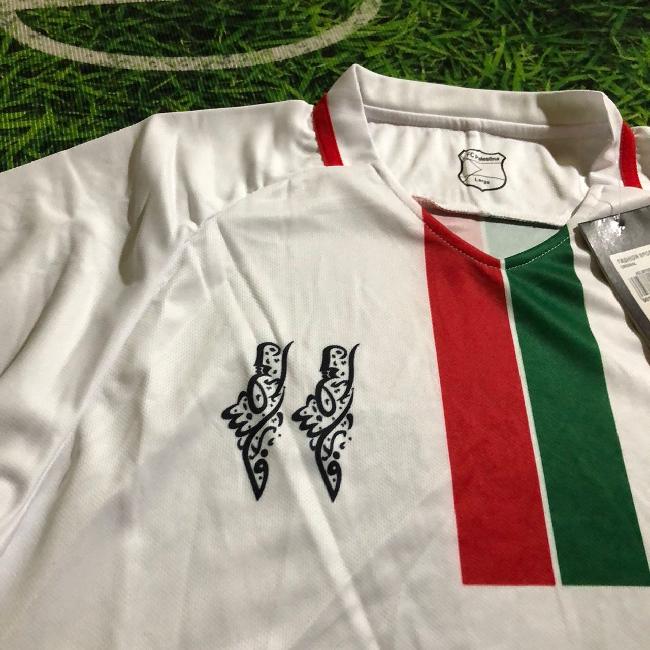 Camiseta da Seleção Palestina De Futebol Branca - Loja Al Baraka