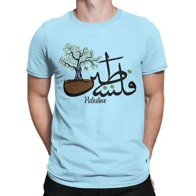 Camiseta Árvore Oliveira - Raiz Palestina - Loja Al Baraka