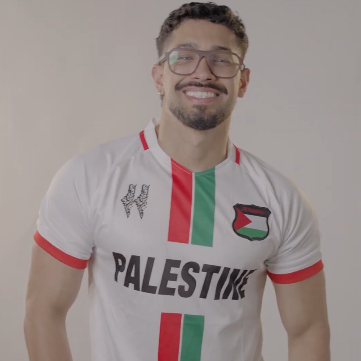 Camiseta da Seleção Palestina De Futebol Branca - Loja Al Baraka