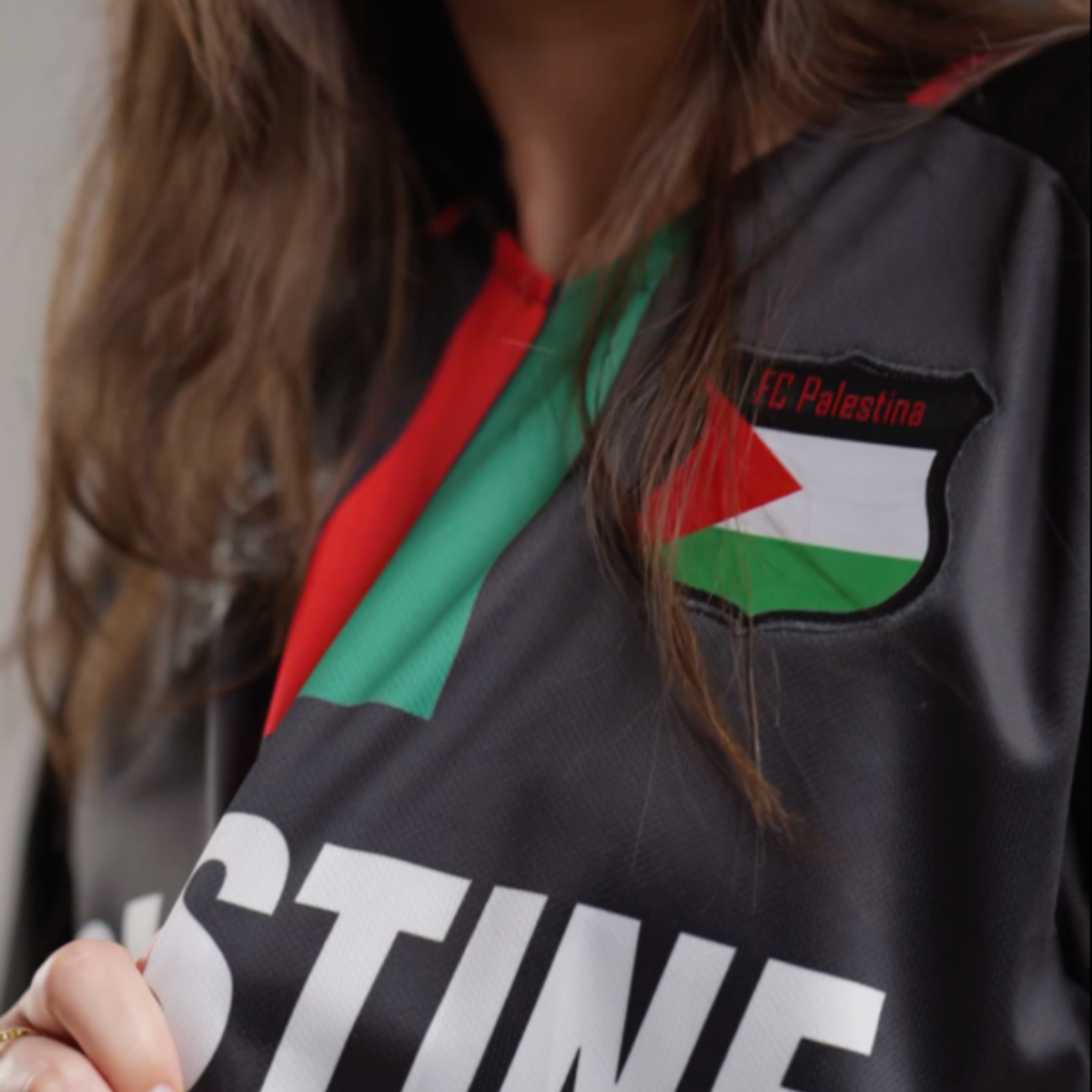 Camiseta da Seleção Palestina De Futebol Preta - Loja Al Baraka