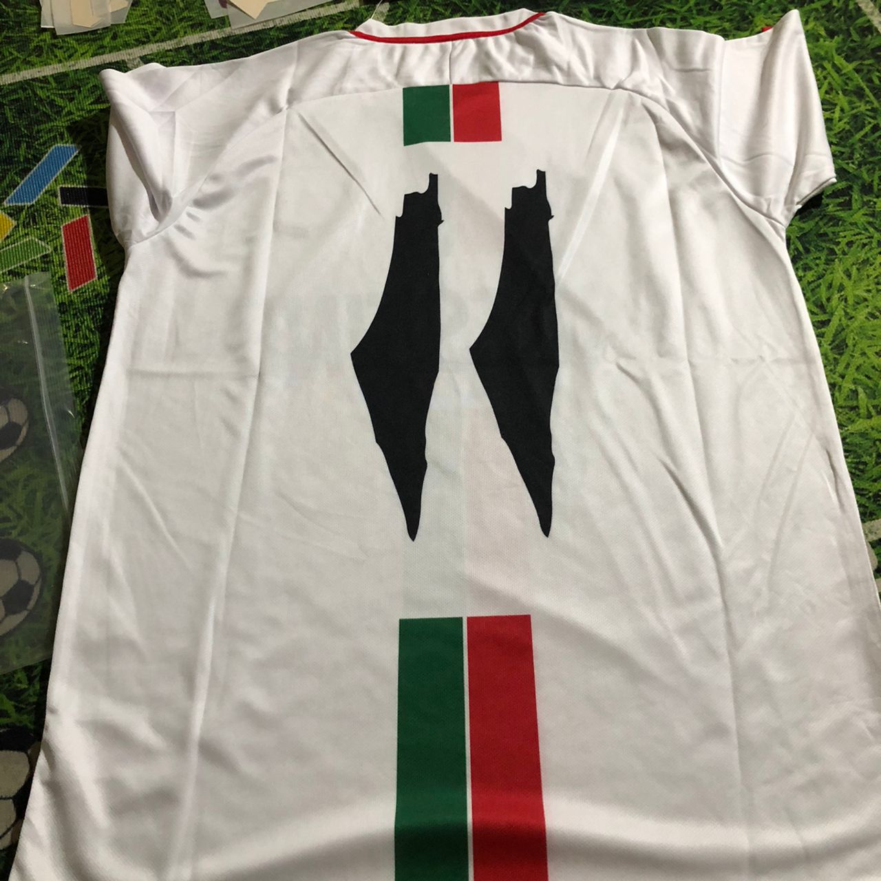 Camiseta da Seleção Palestina De Futebol Branca - Loja Al Baraka