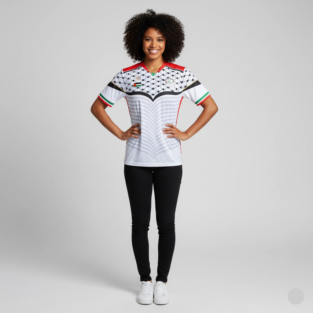 Camiseta Da Seleção Palestina - Loja Al Baraka