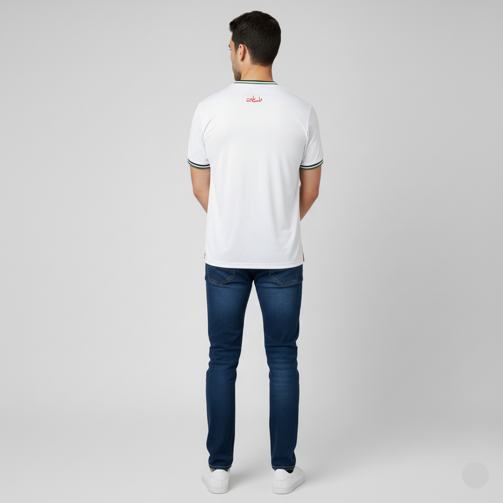 Camiseta Branca da Seleção Palestina 25/26 – Loja Al Baraka