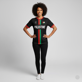 Camiseta da Seleção Palestina De Futebol Preta - Loja Al Baraka