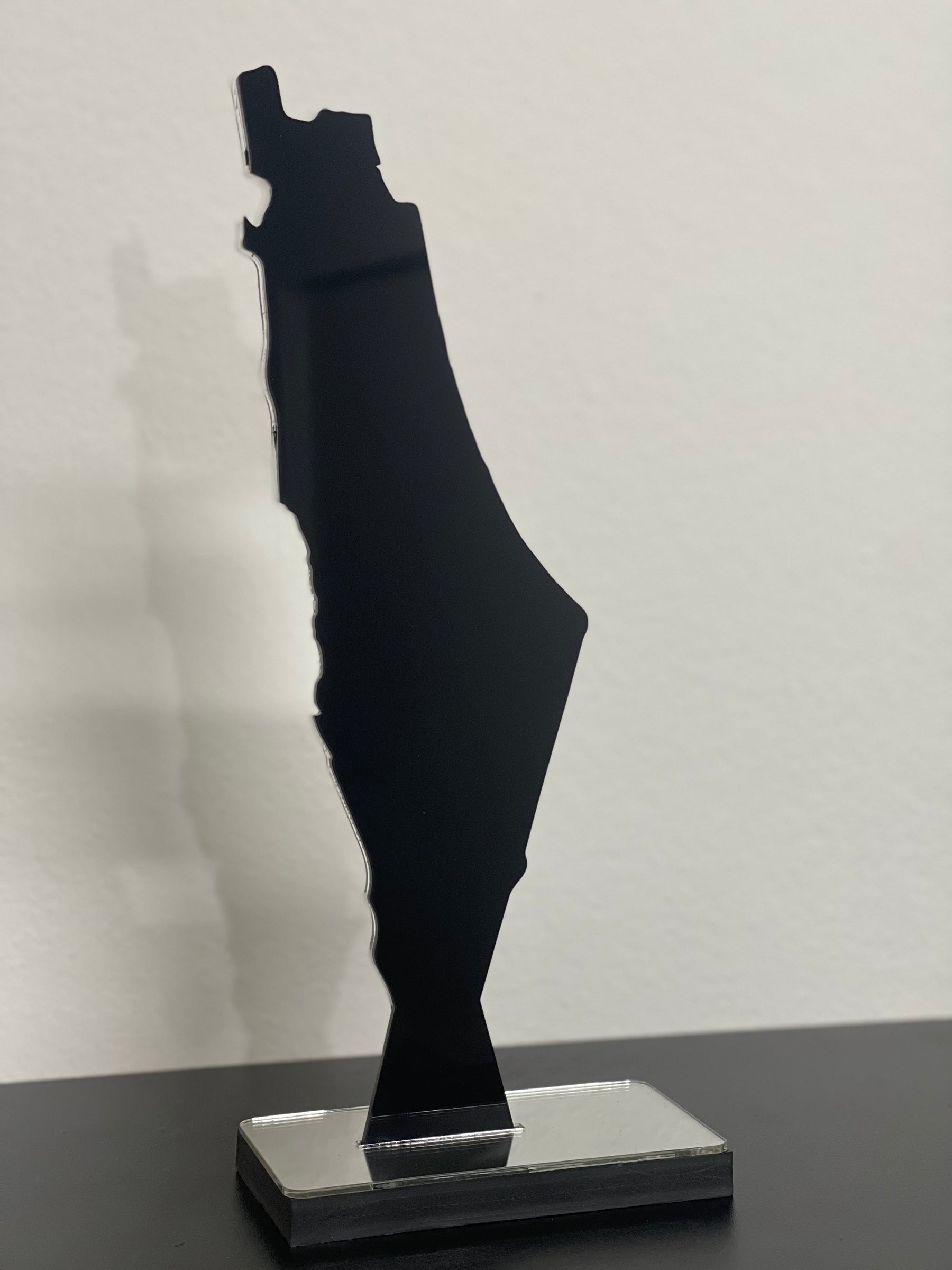 Decoração Do Mapa Original da Palestina - Prata - Loja Al Baraka