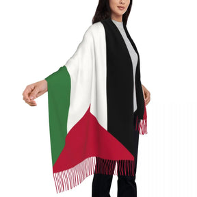 Lenço com Bandeira da Palestina e Kufyia Palestina - Loja Al Baraka