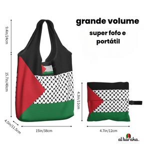 Bolsa Padrão Bandeira da Palestina - Loja Al Baraka