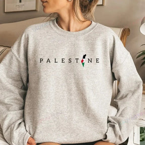 Moletom sem Capuz Palestine - Loja Al Baraka - Pré Venda