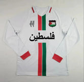 Camiseta Manga Longa De Futebol Palestina Preta Listrada - Loja Al Baraka