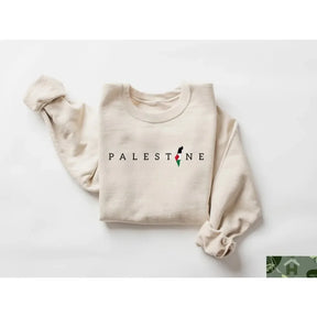 Moletom sem Capuz Palestine - Loja Al Baraka - Pré Venda