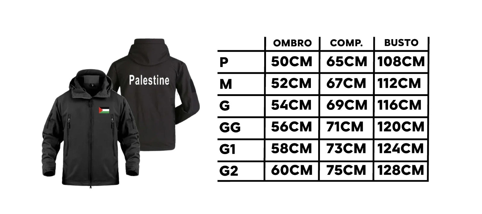 jaqueta palestina - Loja al baraka