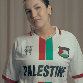 Camiseta da Seleção Palestina De Futebol Branca - Loja Al Baraka