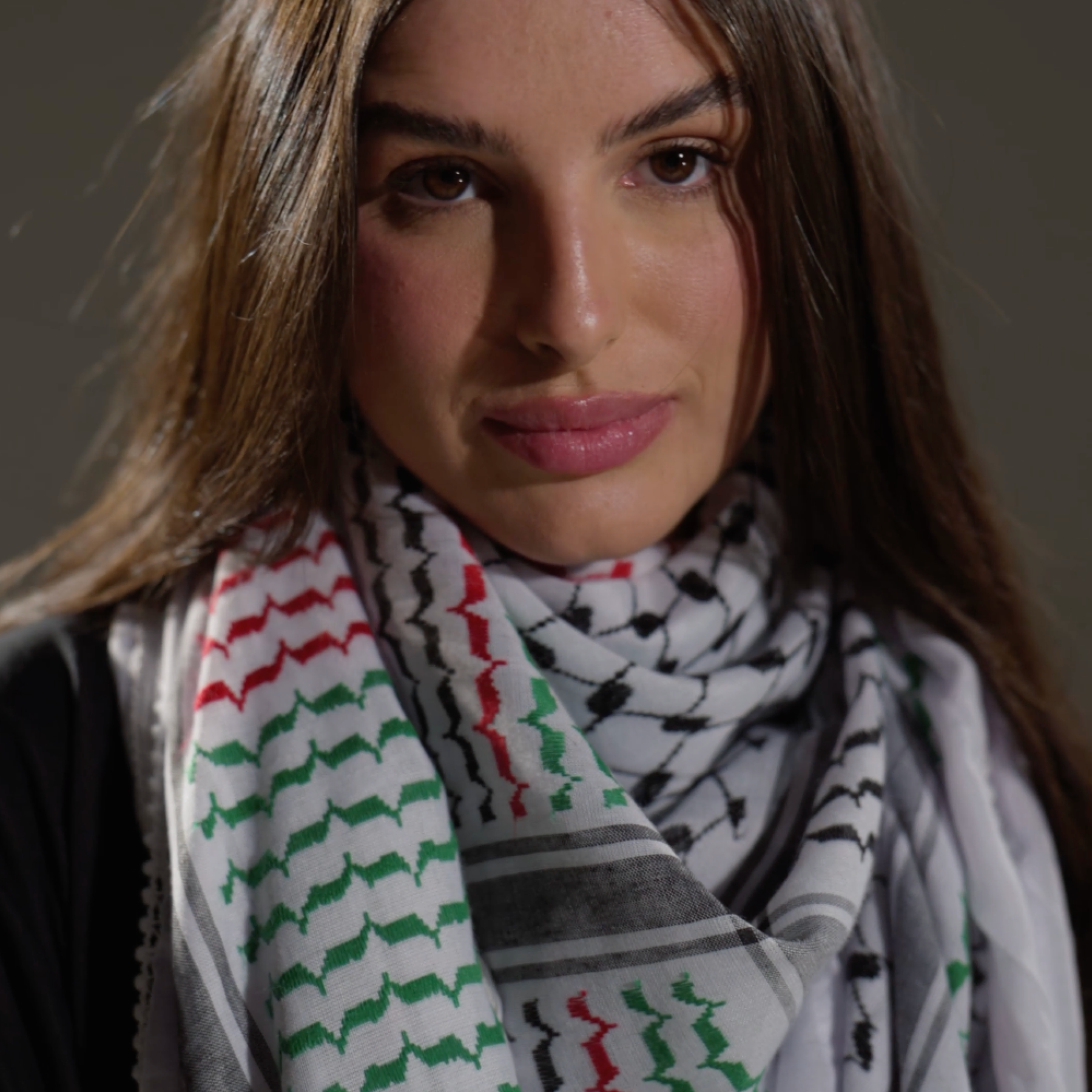 Kufyia com as Cores da Bandeira da Palestina - Loja Al Baraka