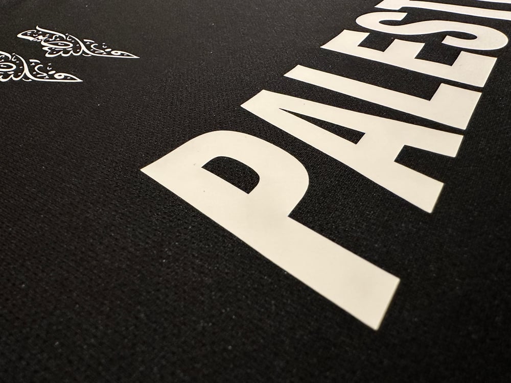 Camisa de Futebol Palestina Edição Preta (Inglês)