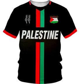 Camiseta da Seleção Palestina De Futebol Preta - Loja Al Baraka