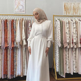 Abaya Muslimah Feminina De Manga Comprida - Loja Al Baraka